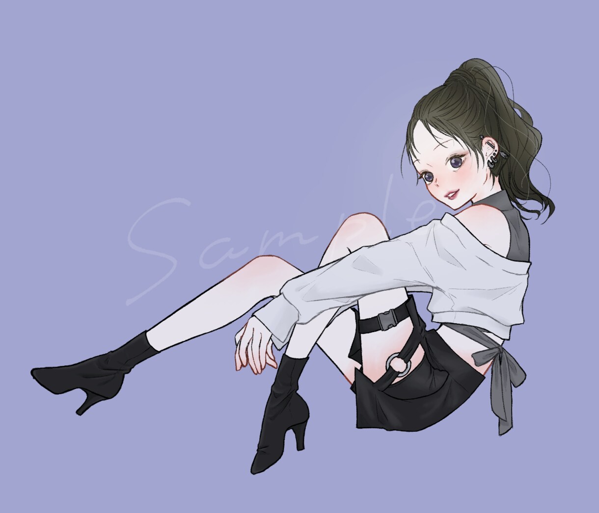 かわいい女の子のアイコン描きます 人の目を引くかわいいアイコン描きます イメージ7
