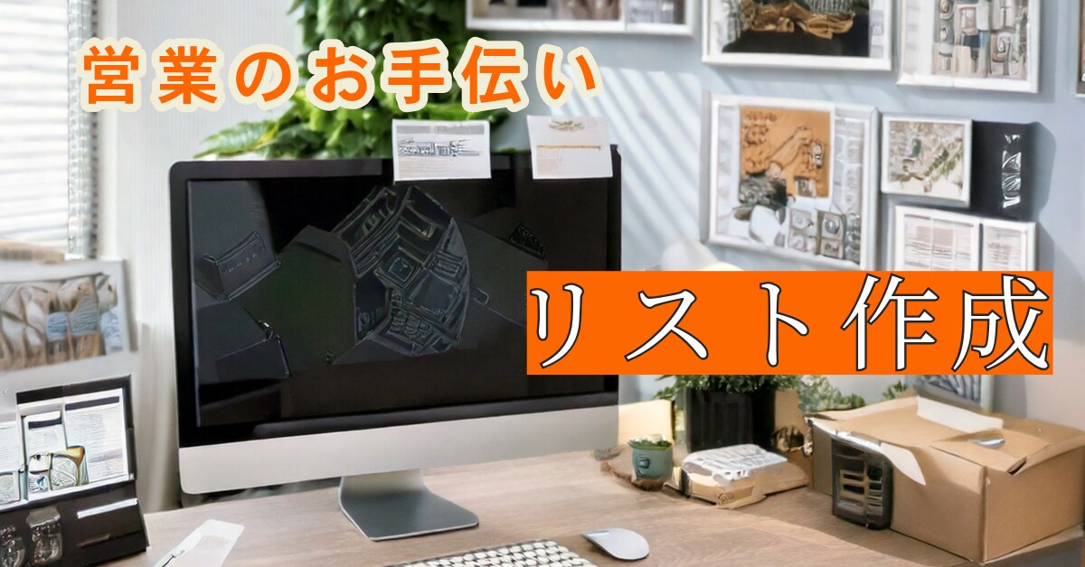営業スタート・個人事業主向　営業リスト作成します 美容室、植物園など実績がございます イメージ1