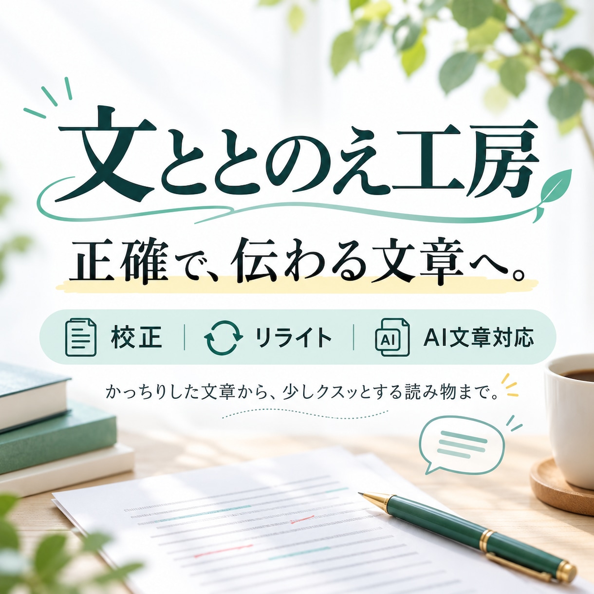 読みにくい文章を、正確で伝わる日本語に整えます 公務系業務で培った経験を生かし、正確性を大切に校正・リライト イメージ1