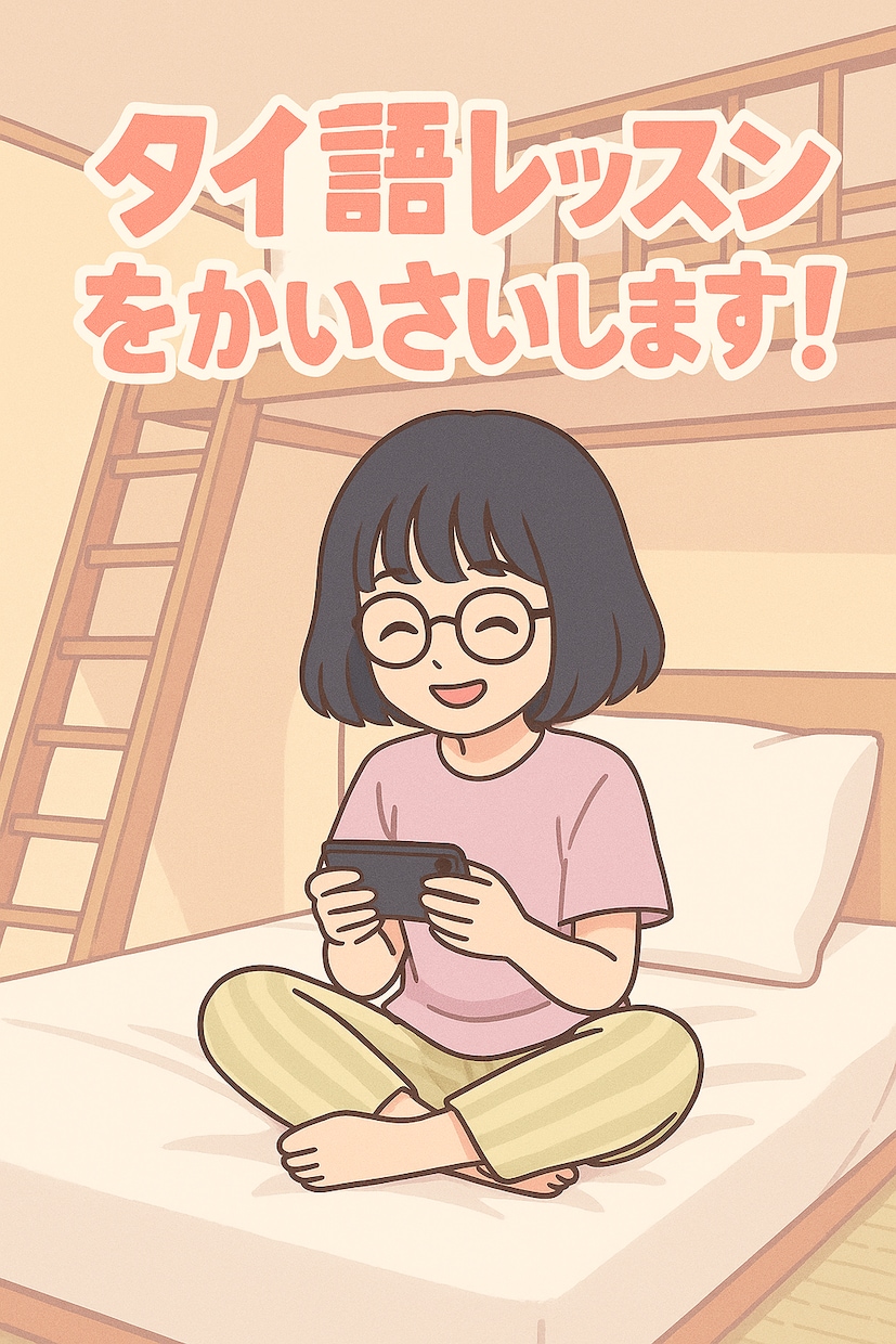 初級・中級タイ語会話レッスンします 日本とタイハーフがタイ語会話を！ イメージ1