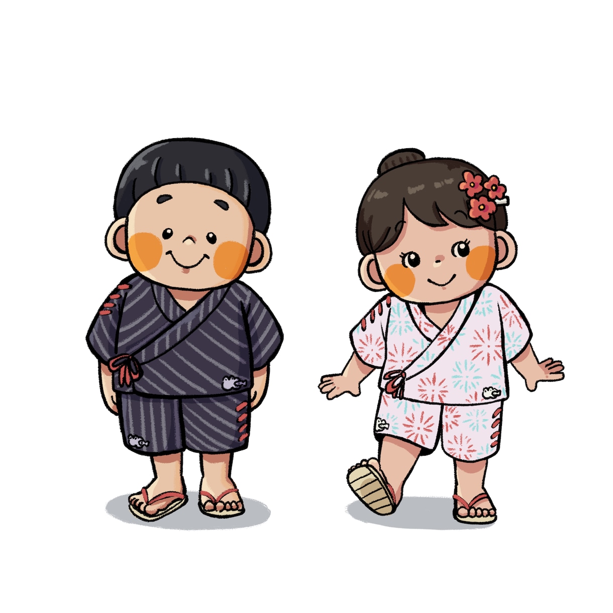 お子様をもちっとかわいいイラストにします 18歳が描くもちっと愛おしい成長記録 イメージ1