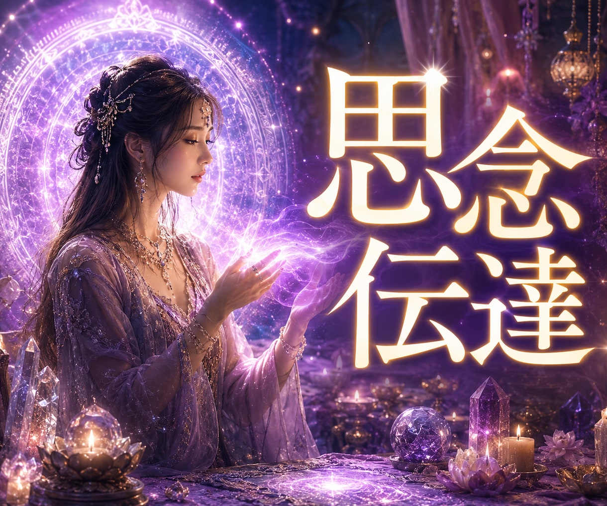 思念伝達✿〜心願成就〜心の奥深くへ確かに響かせます どうしても伝えたい想い魂レベルであの人の心に届ける祈りの伝達 イメージ1