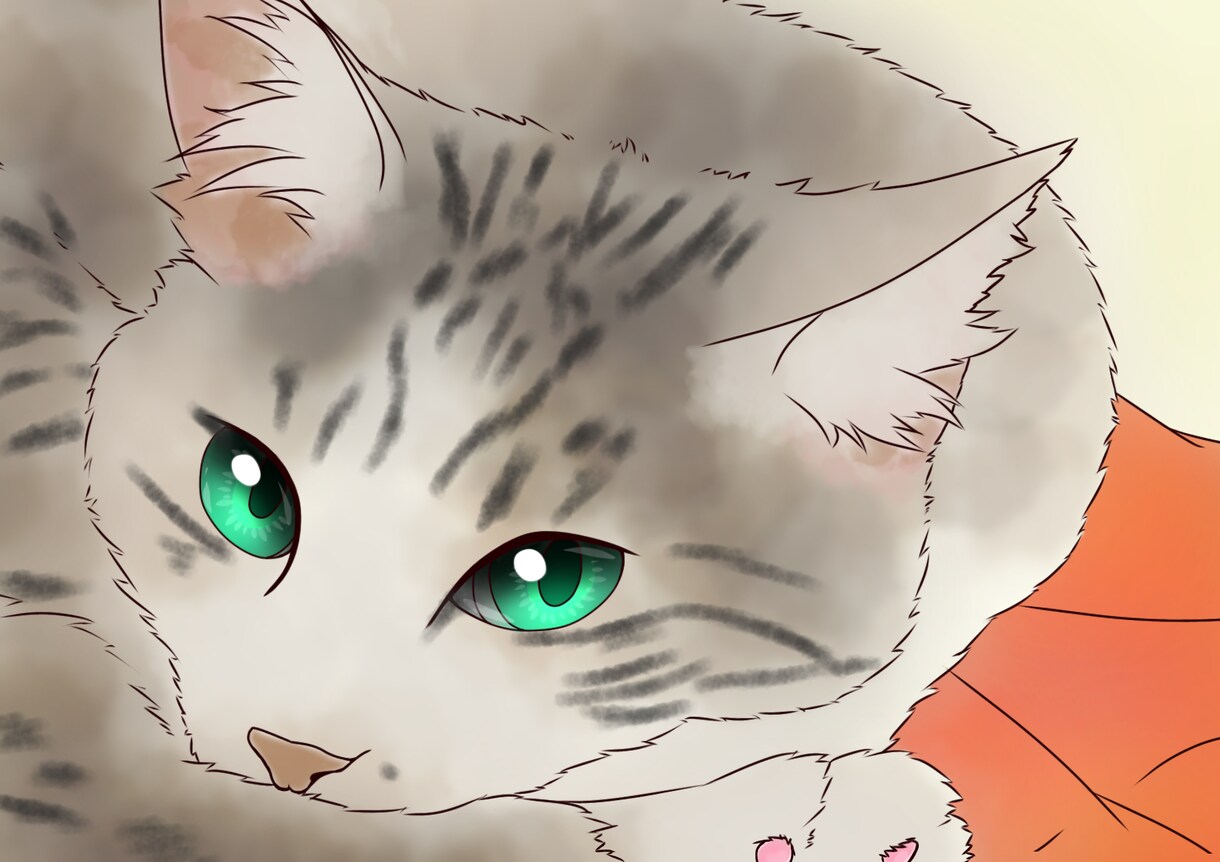 お写真を元にペットの似顔絵を描きます あなたのお気に入りの1枚がイラストに イメージ4