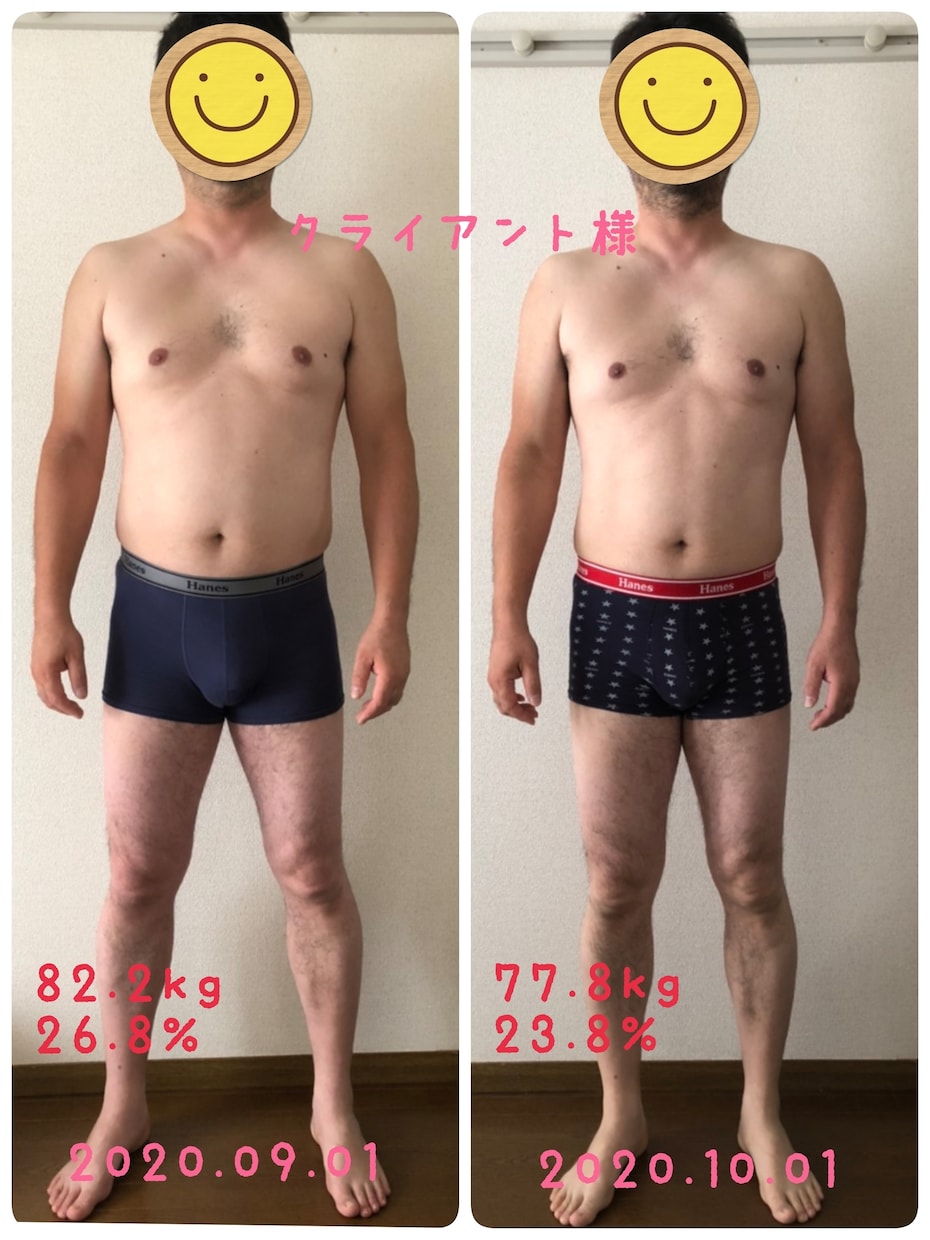 1カ月間ダイエットの食生活をサポートさせて頂きます 無理のない食事改善で脂肪を落とし、理想の身体になりませんか？ イメージ4
