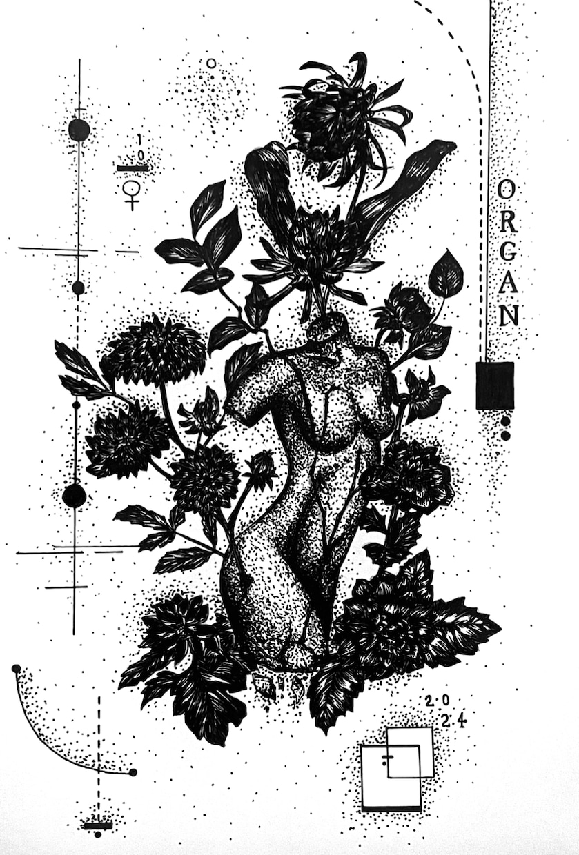 モノクロで天使などの鉛筆画を描きます お部屋に飾れる様な絵を描きます イメージ5