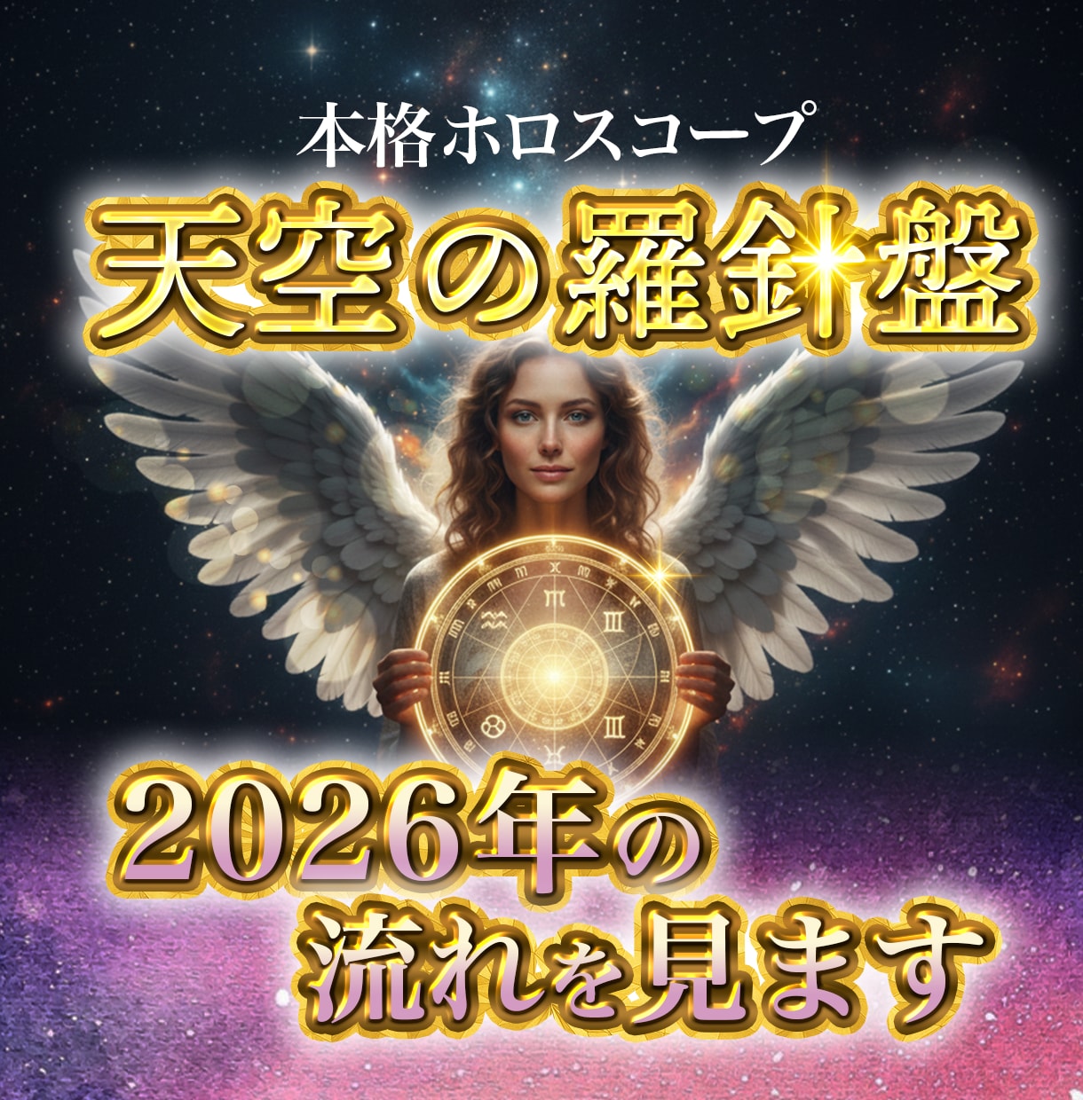 2026年の運勢♡本格ホロスコープで占います 迷いを手放す2026年の運命ガイド イメージ1