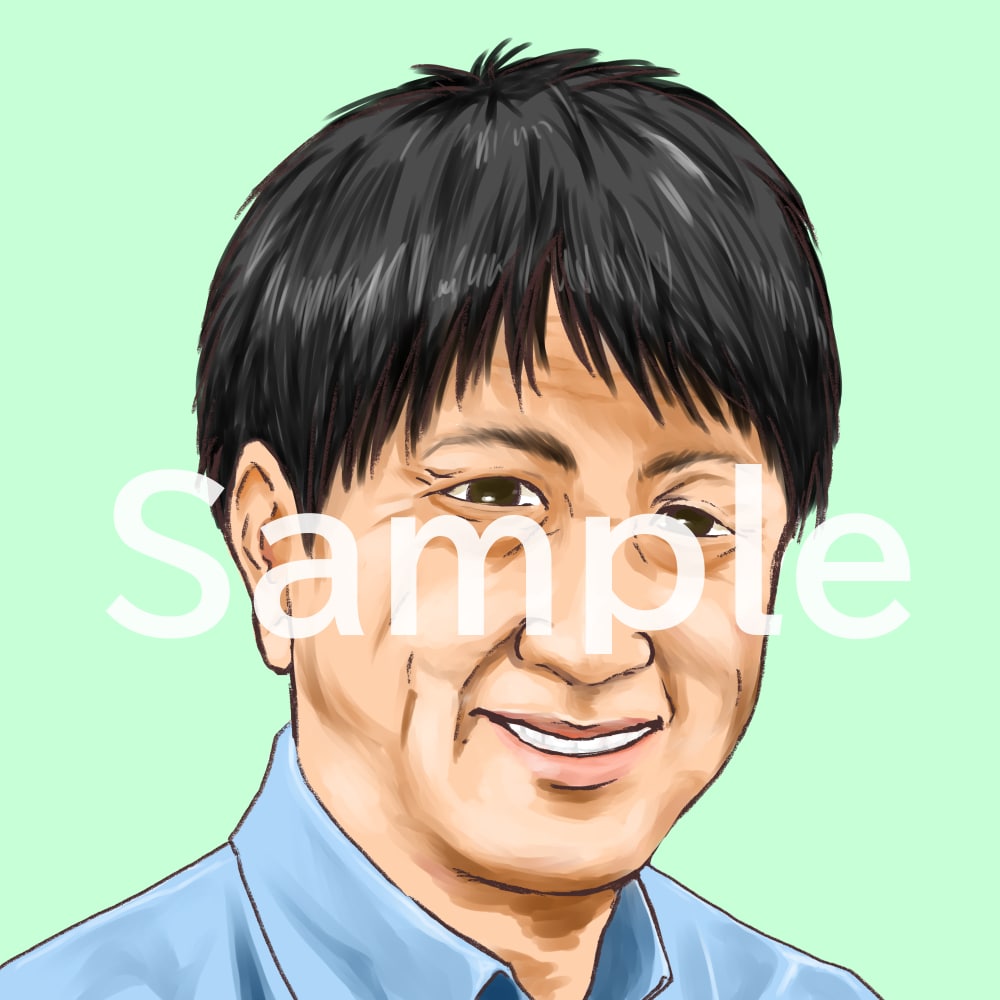 似顔絵風　ブログ・SNS等のアイコン作成します イラストの良さを残しつつ、少しリアルなイラストに仕上げます！ イメージ5