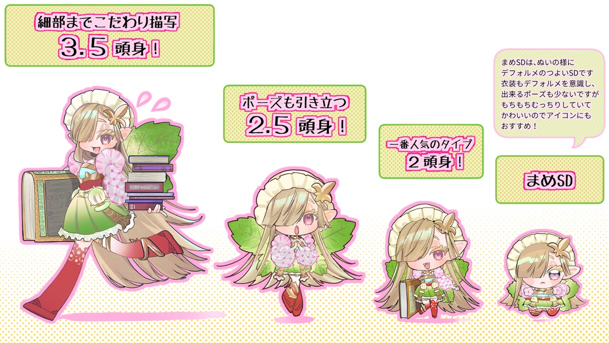 SDイラスト制作いたします 商用利用可　アイコンやグッズにおすすめ！色んな用途で！ イメージ3