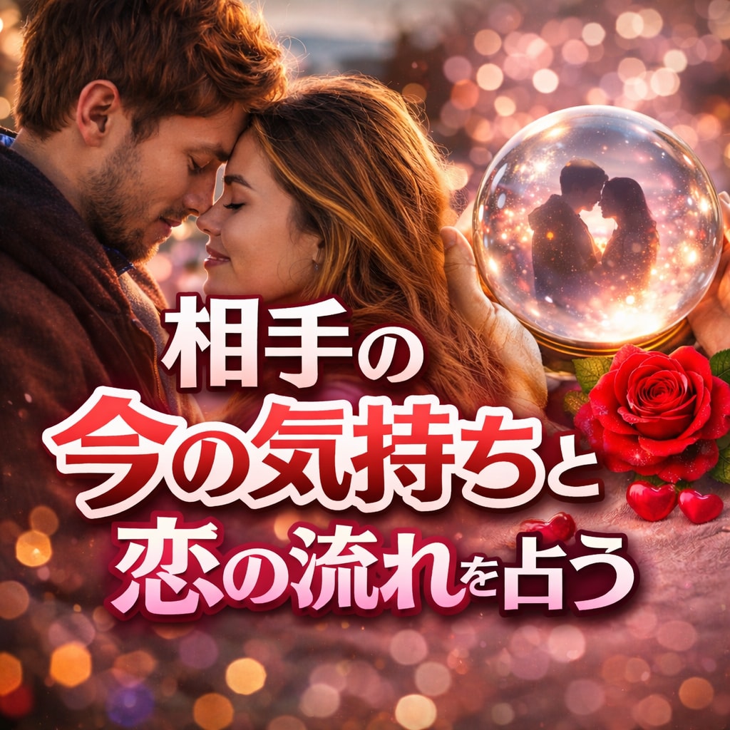 恋愛♡タロットと四柱推命で相手の気持ちを占います 気持ちがまとまっていなくても大丈夫。四柱推命とタロットで見る イメージ1