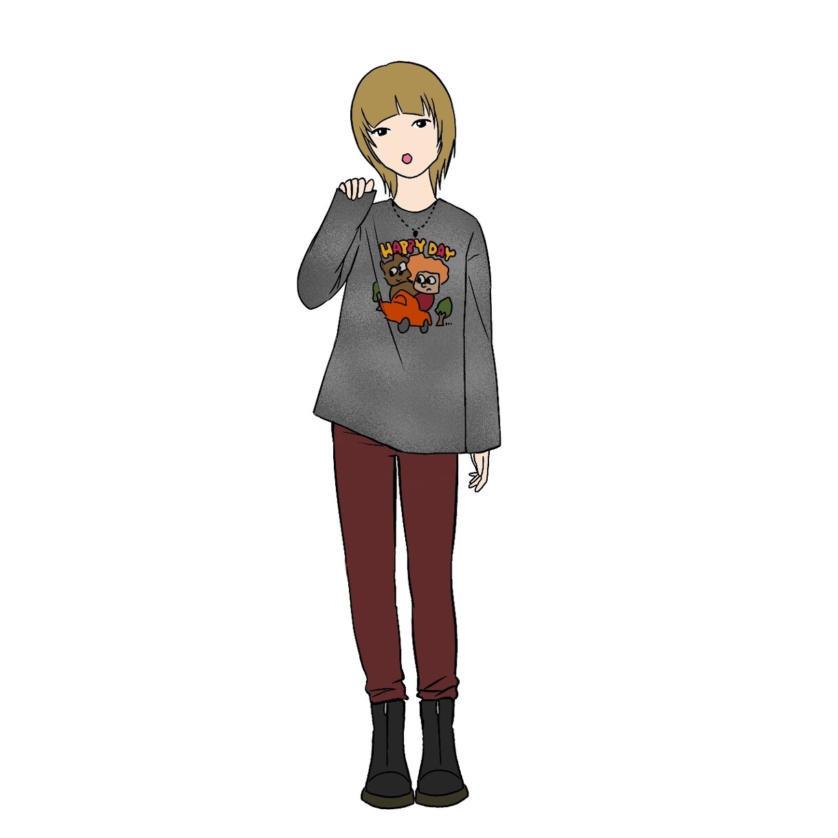 シンプルな人物イラスト制作いたします 動かすのも可能！こちらは人物3人の参考価格です。 イメージ2