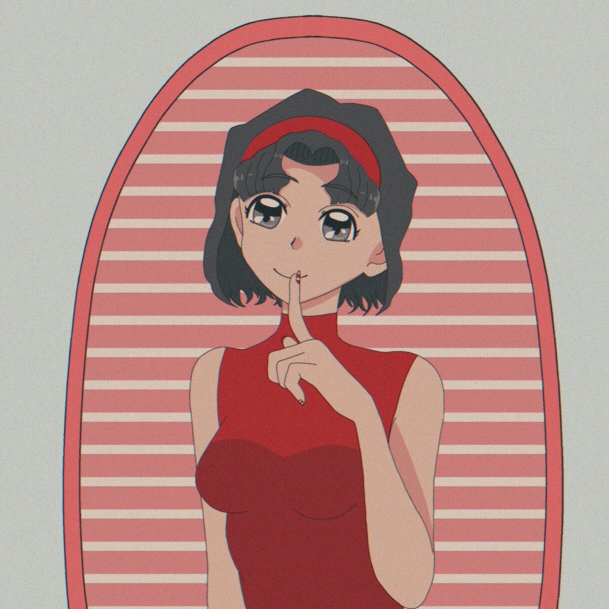 レトロ風アイコン描きます ザラザラ質感。80's〜90'sのアニメ塗りでお描きします イメージ2