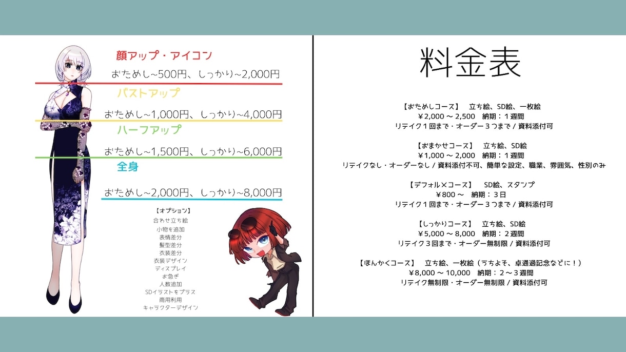 TRPG立ち絵・一枚絵・SDイラスト作成します TRPGで使用できるイラストを作成します！ イメージ4