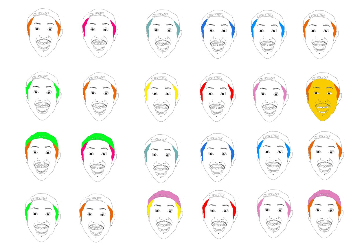 アイコンやステッカーに！似顔絵を制作します POPで愛着の湧くデザインを目指します イメージ3