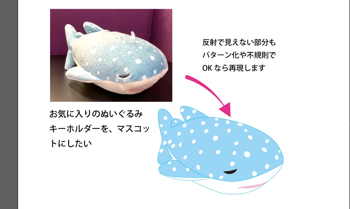 粗い画像や手書きも丁寧にトレースします 翌日納品でも心を込めて仕上げます! イメージ7