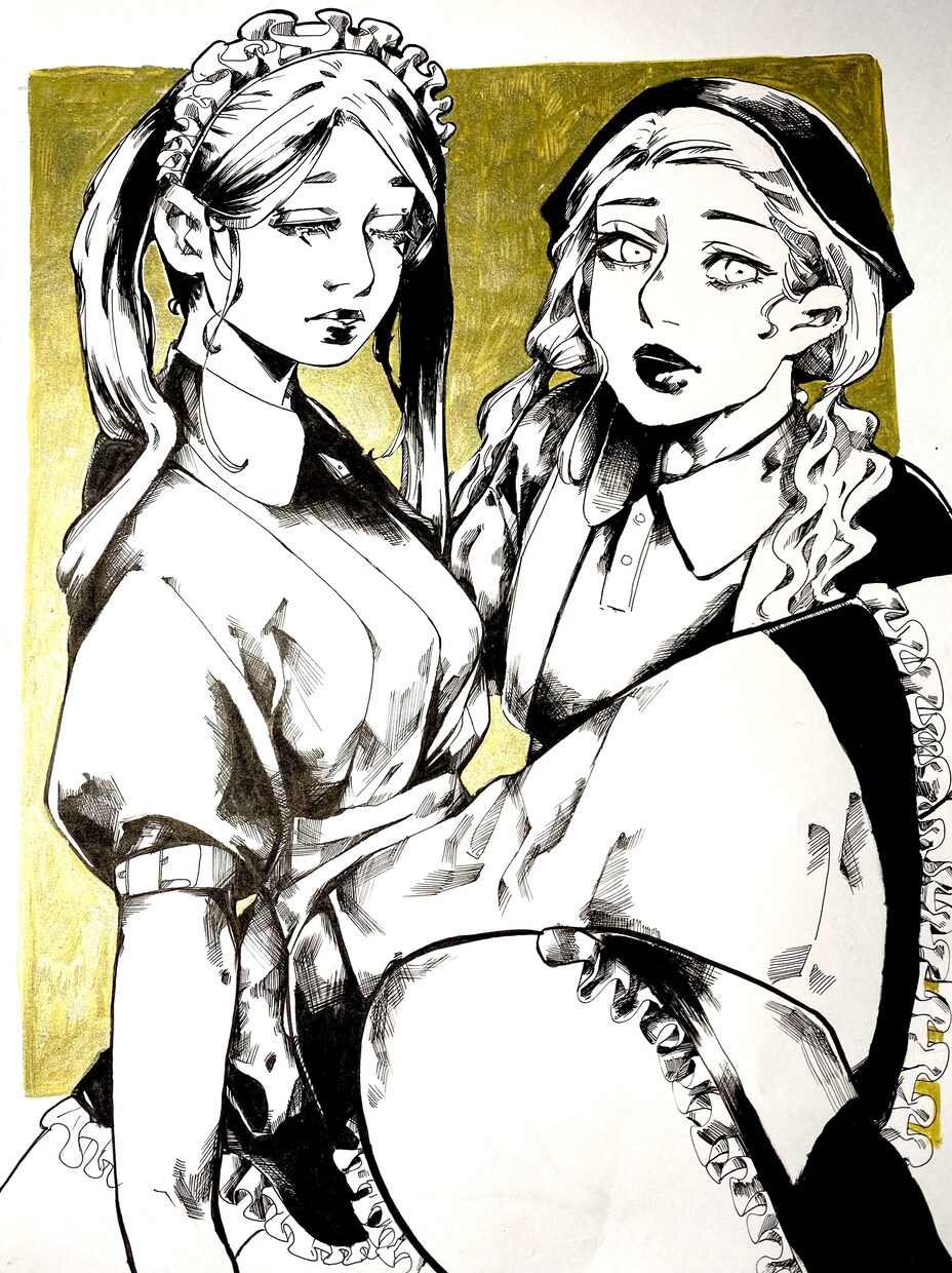 初心者大歓迎！女性のイラストを赤ペン、添削致します 女性らしい体が描けない等のお悩みを解決するお手伝い致します！ イメージ1