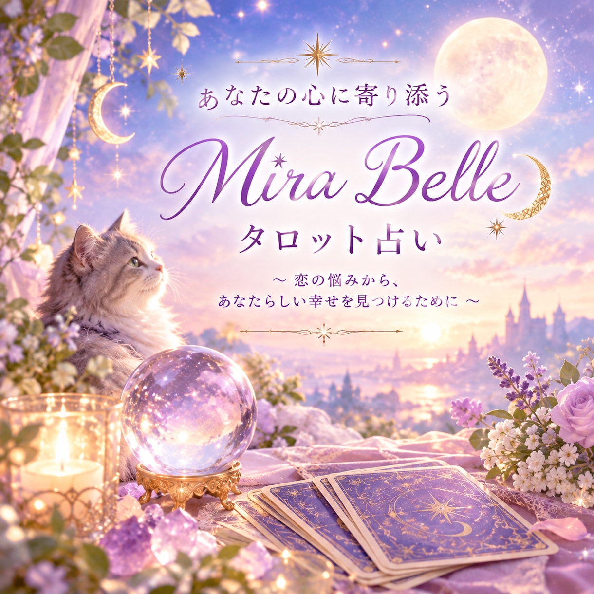 彼の気持ちと二人の未来をタロットで占います 彼の本音や二人の未来を優しく読み解きます イメージ1