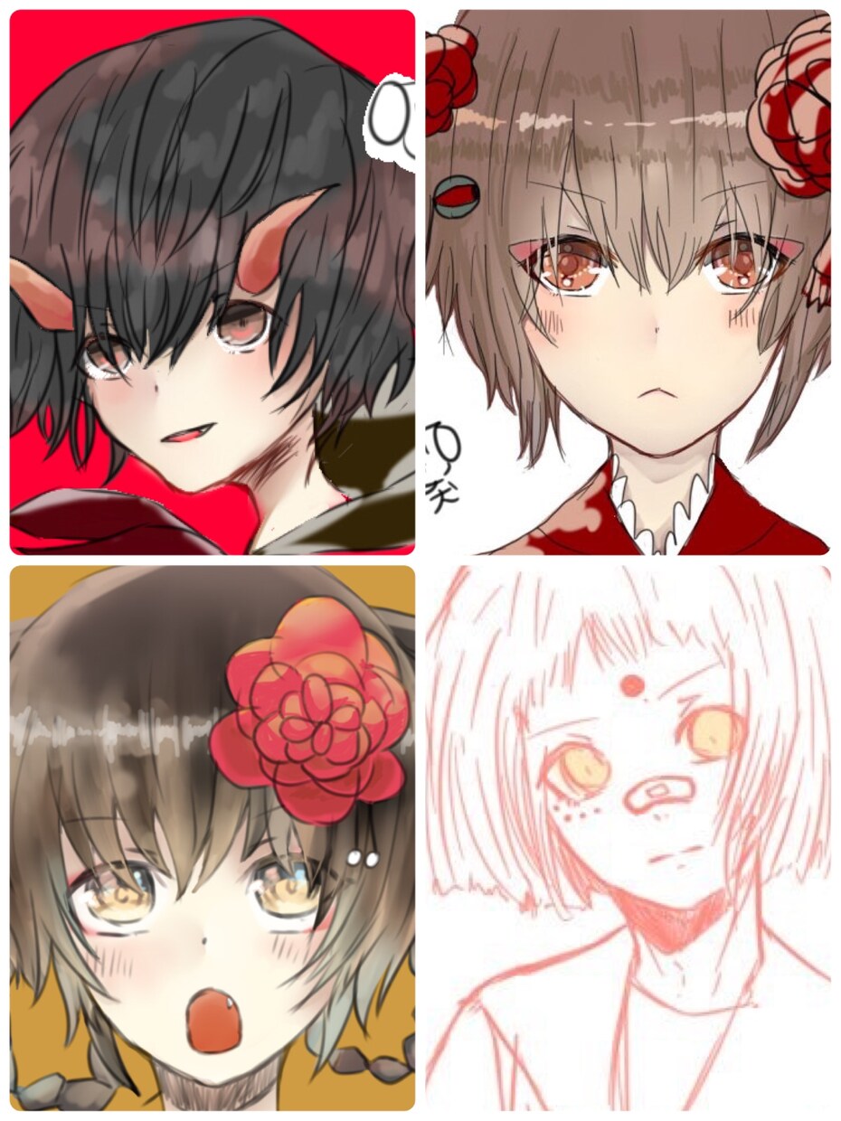アイコンお描きします 少年、少女が、得意です鬼や、妖怪が好きです。 イメージ2