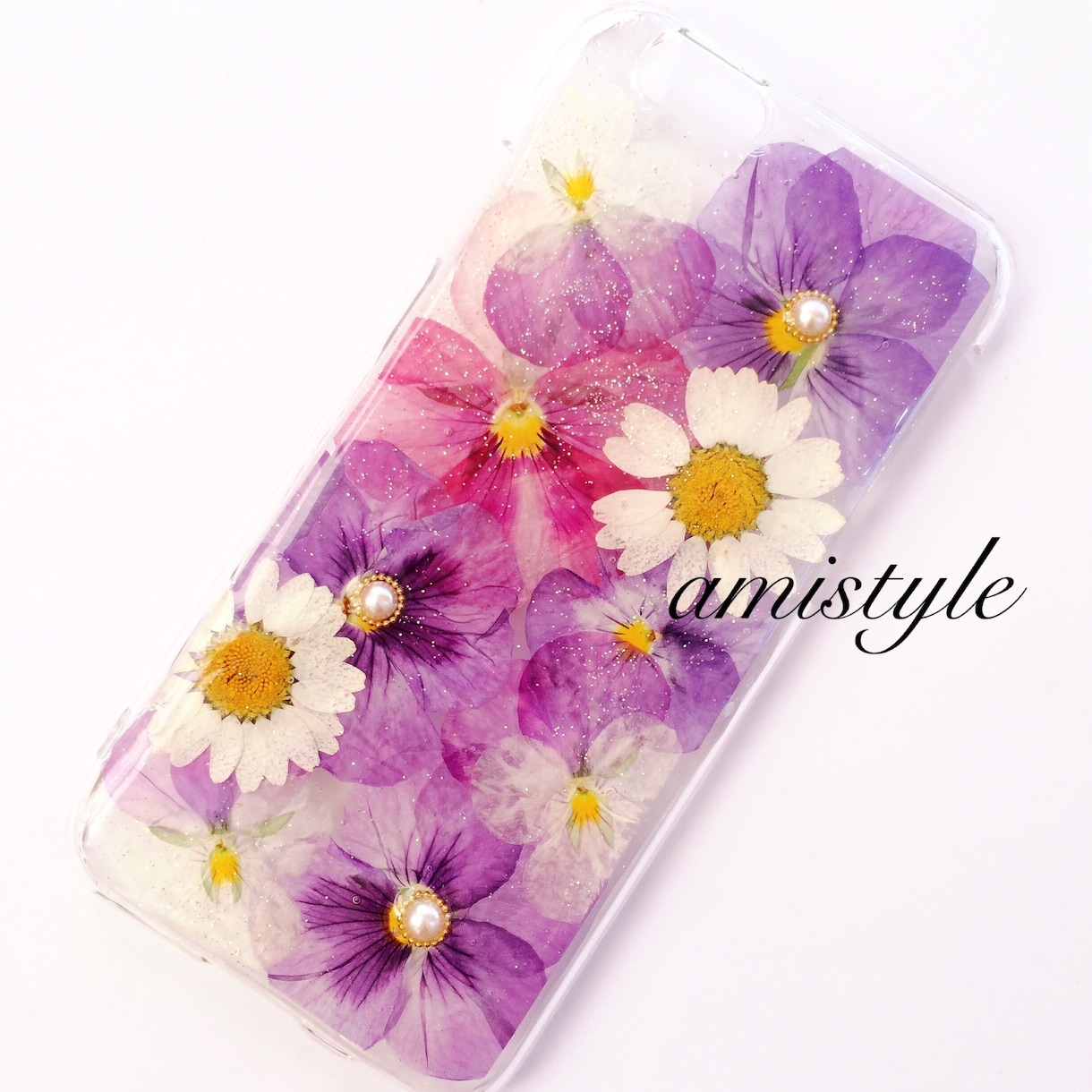 押し花のスマホケースを作成します 身近なスマホから毎日の生活にお花の彩りを…❤︎ イメージ2