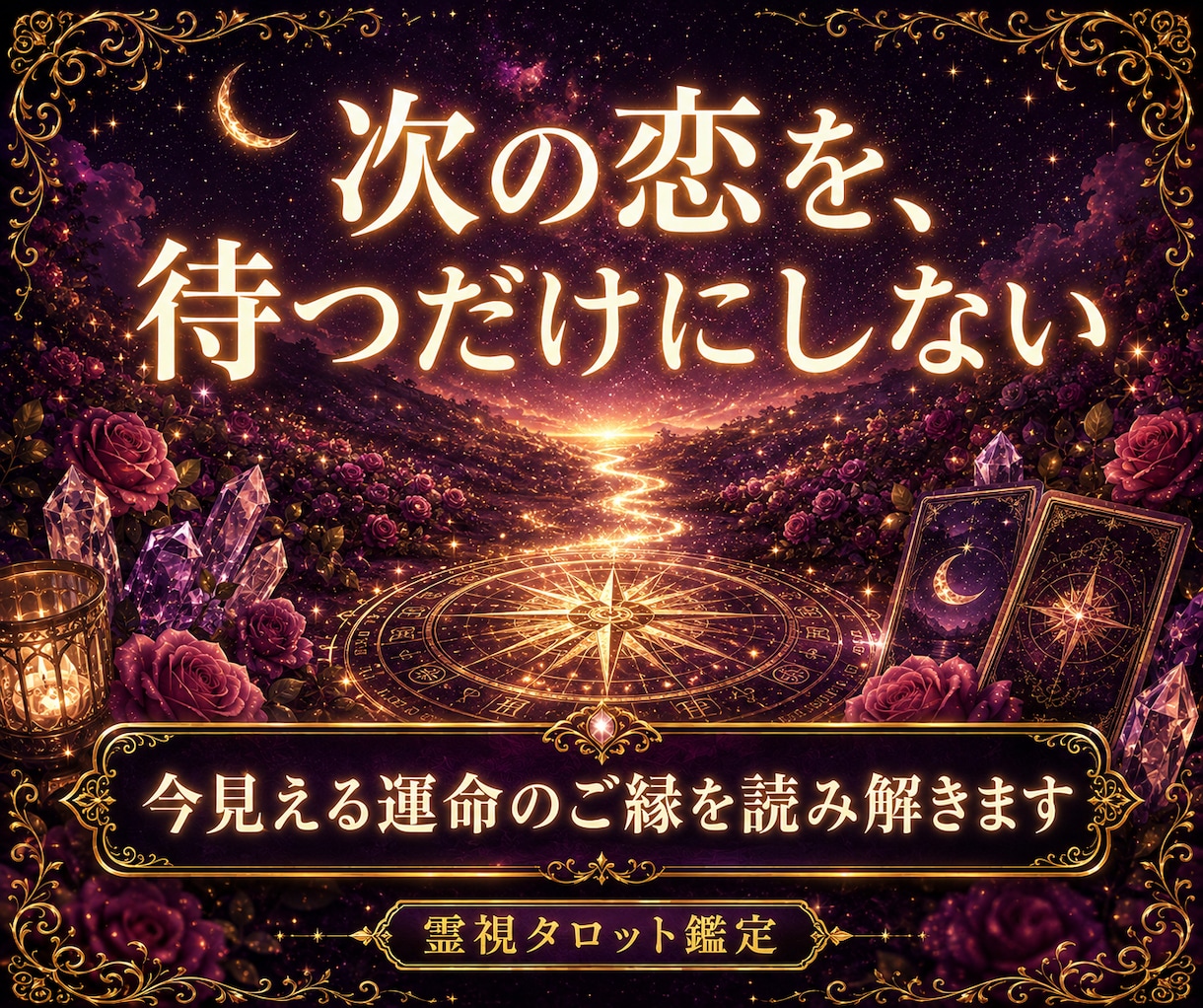 運命の人｜次の恋と出会う時期を霊視タロット占います 未来の恋人の特徴・出会い方・恋が始まる可能性を読み解きます イメージ4