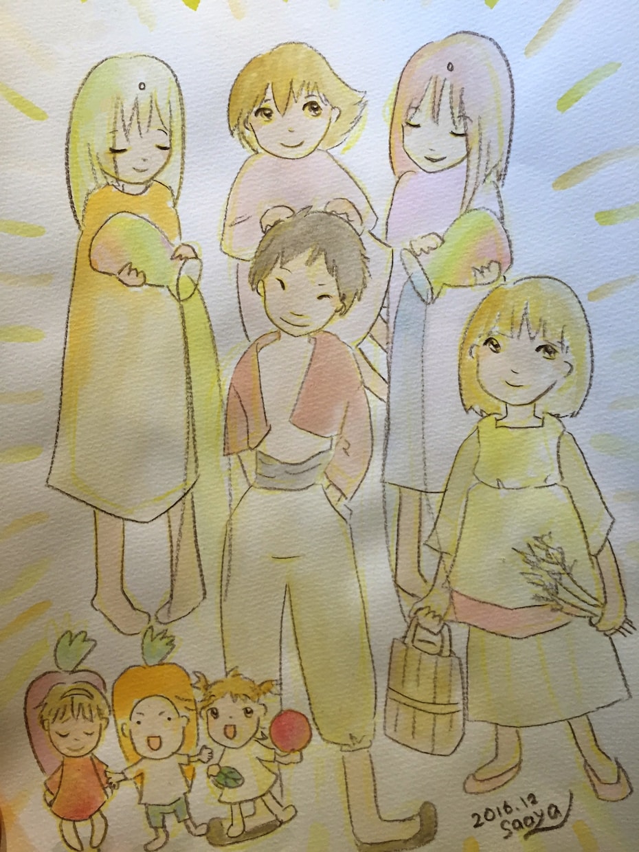 ガーディアンアート♪あなたを見守る守護存在描きます そっと寄りそう守護さんを感じるひととき イメージ5