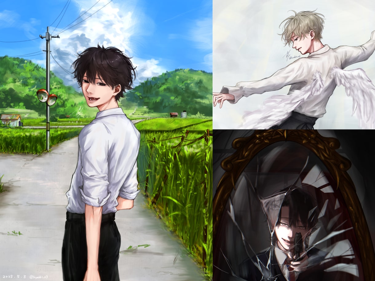 あなたの世界観・創作を厚塗りで描きます アイコン・mvイラスト・観賞用など、幅広く対応いたします！ イメージ1