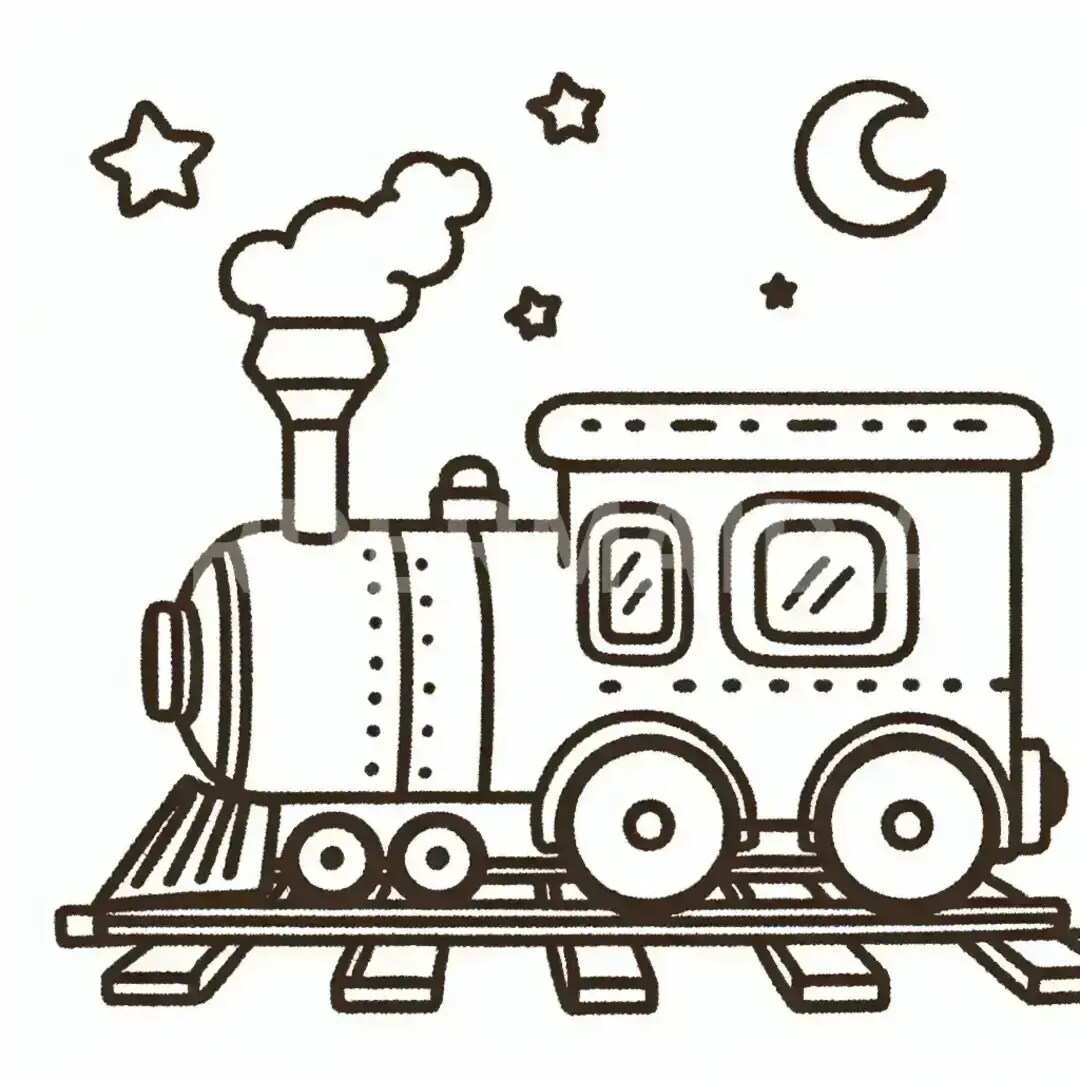 小さいお子さん向け塗り絵イラスト作成します 楽しみながら創造力を育む、シンプルで魅力的な塗り絵セット イメージ4