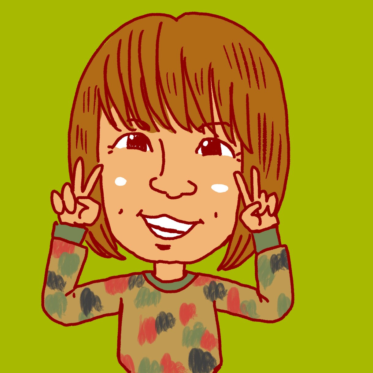 SNSや名刺にぴったり！ゆるい似顔絵描きます SNSアイコンや名刺、HPにゆるい似顔絵いかがですか？ イメージ5