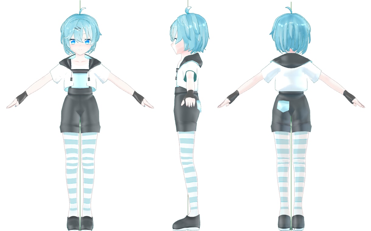 MMDの3Dモデル制作します PMX形式で3dモデルを製作致します イメージ2