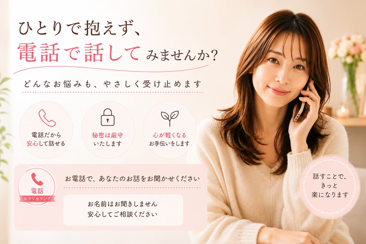 いろいろな悩みや愚痴を聞きます 負のものなどを受け止めるサウンドバックになります イメージ1