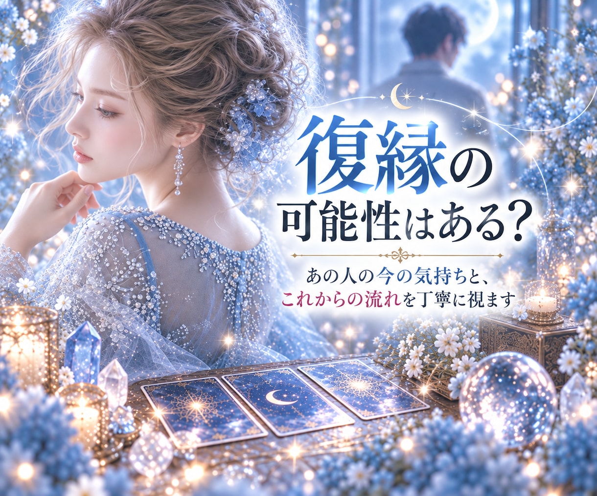 復縁の可能性はある？あの人との未来を読み解きます 相手の今の気持ちと今後の流れ、動くタイミングまで丁寧に視ます イメージ2