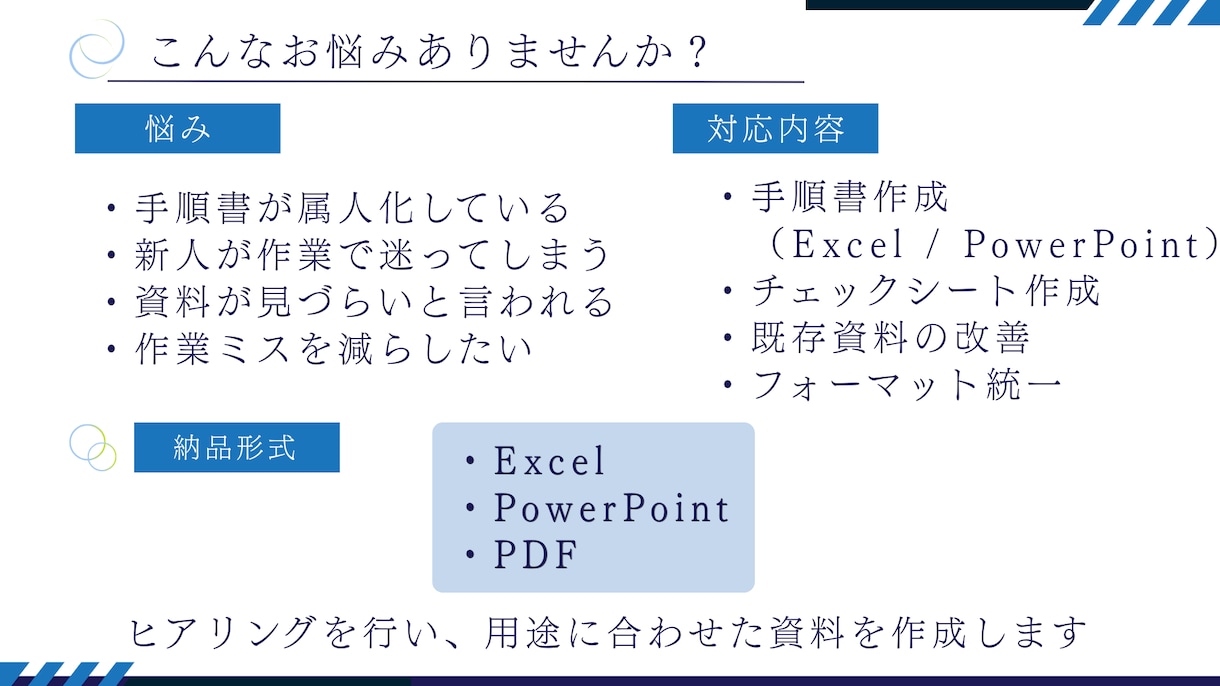 属人化を防ぐ業務手順書作ります IT担当不在でも回る！誰でも同じ品質で作業できる手順書を作成 イメージ3