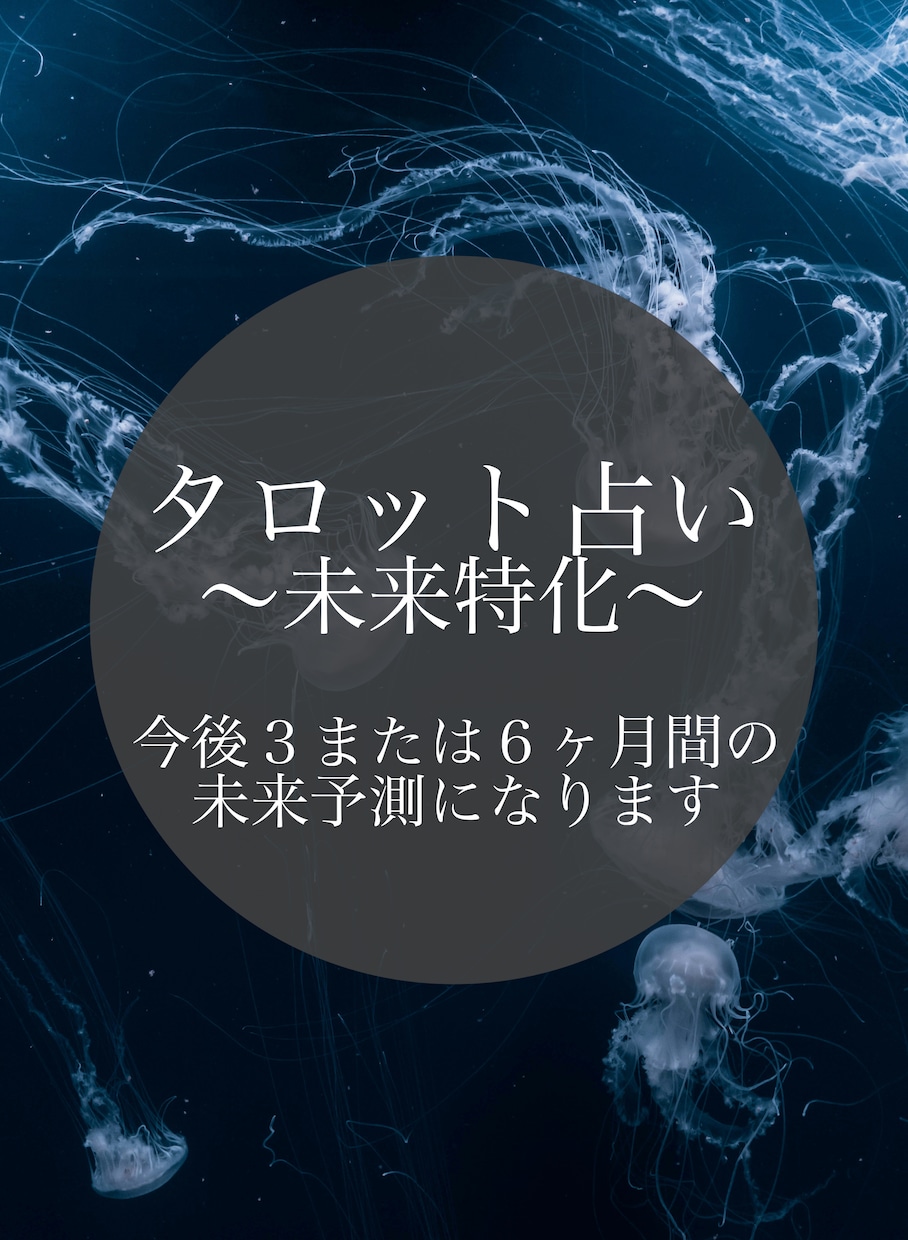 1つの質問に対し３ヶ月間or半年間の流れを占います 気になっていることの未来の流れを読み解きます。 イメージ1