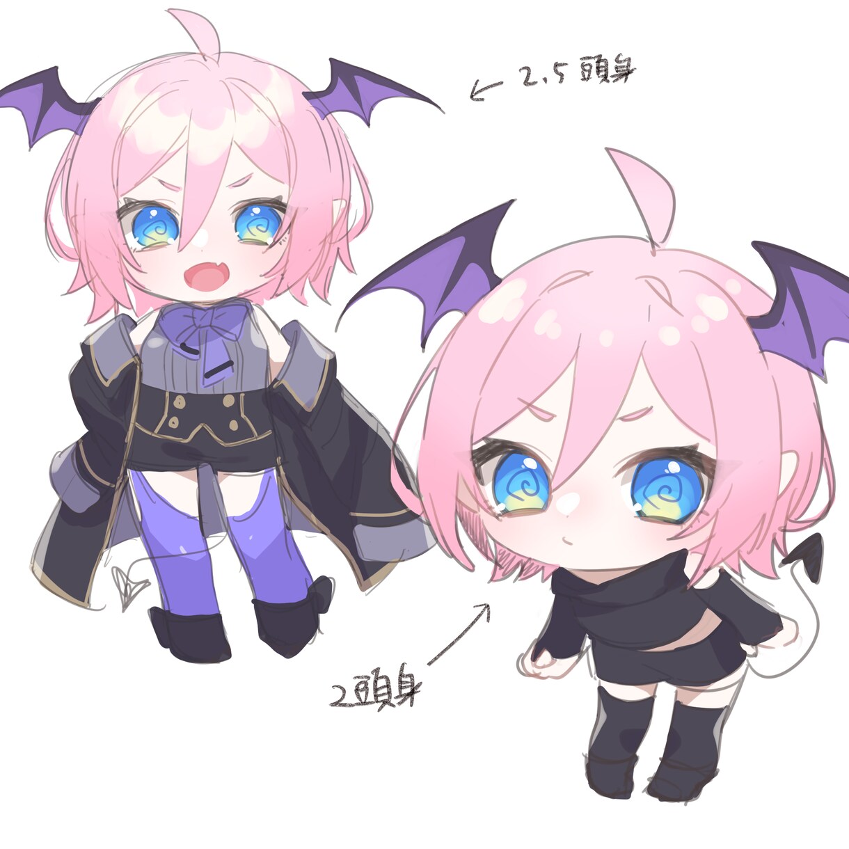 かわいいミニキャライラスト描きます ぽよぽよかわいいイラストを提供いたします！ イメージ2