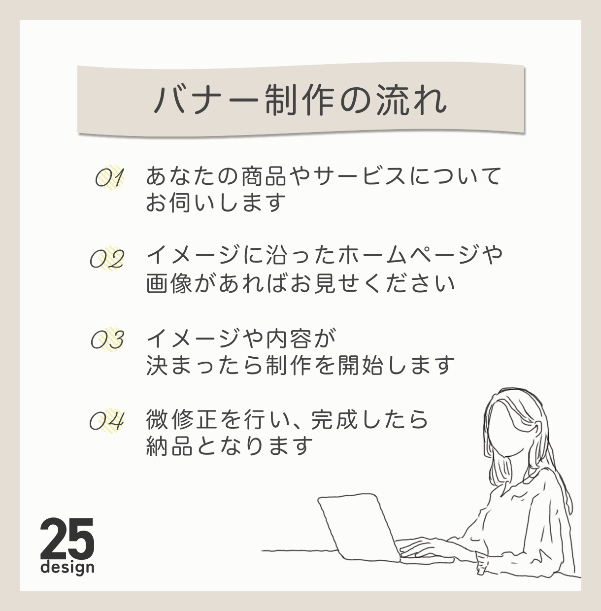 魅力が伝わるバナー/ヘッダー画像をお作りします 女性向けサービス・主婦起業の方、お任せください！ イメージ4