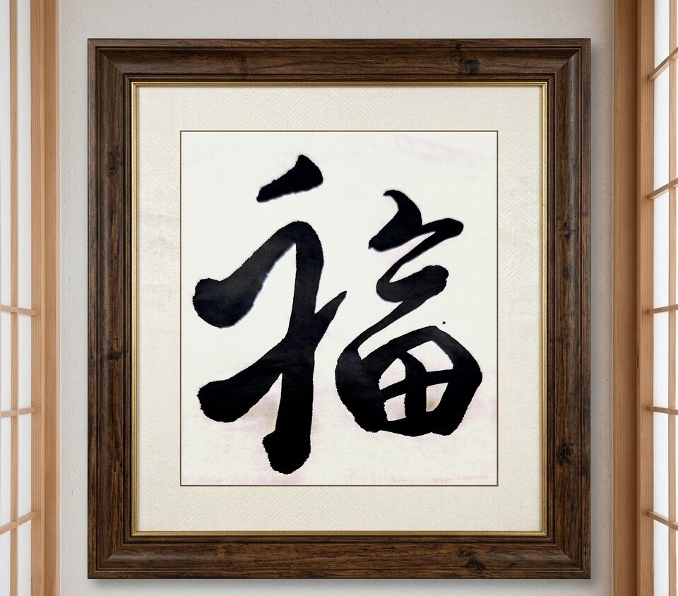 心に寄り添う開運の一文字を筆で書き下ろします 「開運の一文字」をお守りとしてお使いください。 イメージ3