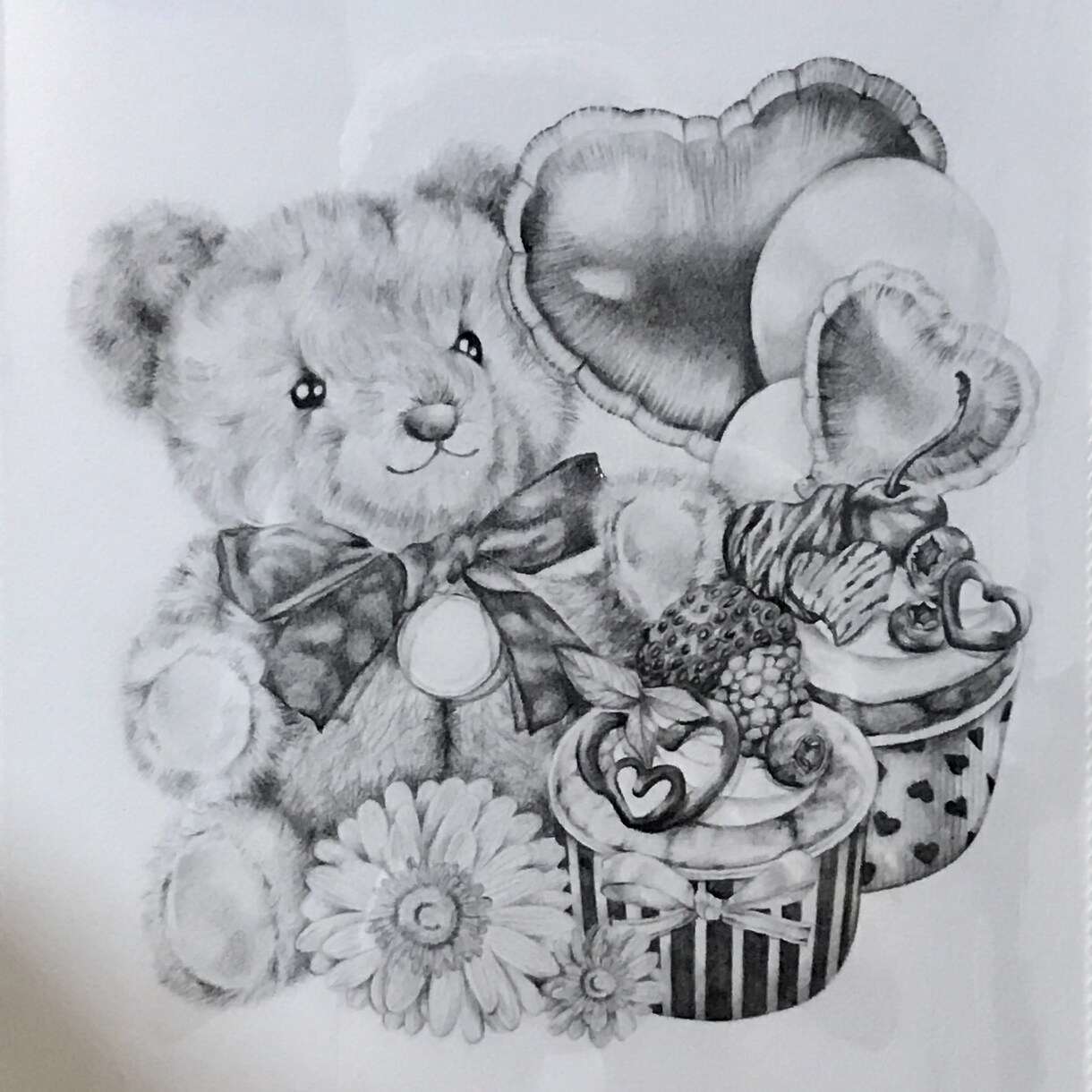 １つ１つ、丁寧に。モノクロイラストを描きます 大切な方への贈り物や、お部屋のインテリアにいかがですか。 イメージ3