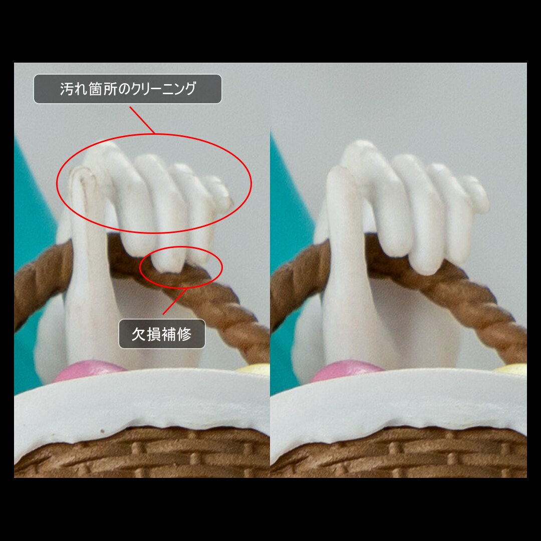 Photoshopでフィギュア写真加工しますます レタッチ、即日〜納品可能！お気軽にご相談ください イメージ4