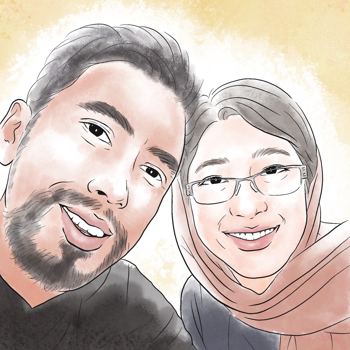 似顔絵をデジタルイラストにて制作します SNSやLINEのアイコン、記念日などに！ イメージ3