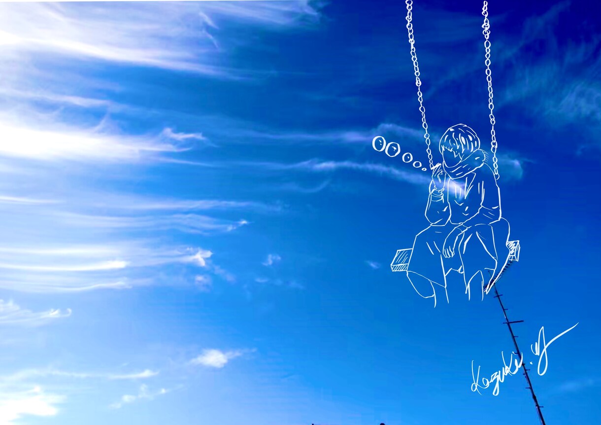 風景画から人物の絵を描きます 自由に描くことが好き。趣味程度の絵描き屋さん。 イメージ1