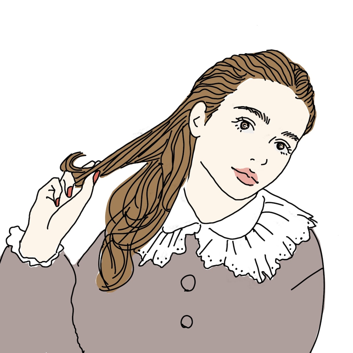 オシャレな線画イラスト描きます 商用利用◎挿絵やSNS利用にもおすすめ！ イメージ2