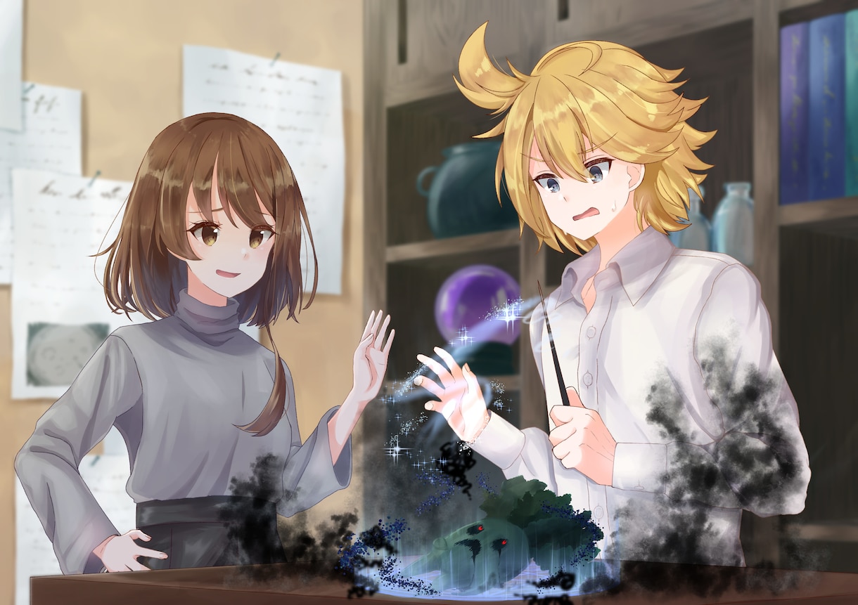 商用利用OK！可愛い女の子のイラストを描きます ミニキャラ、動物なども描けます！商用利用・二次利用OK！ イメージ9