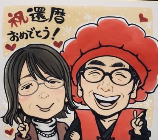 似顔絵歴10年以上のプロが素敵な似顔絵お描きします 御自身はもちろん御家族、御両親、御友人のプレゼントに♪ イメージ7