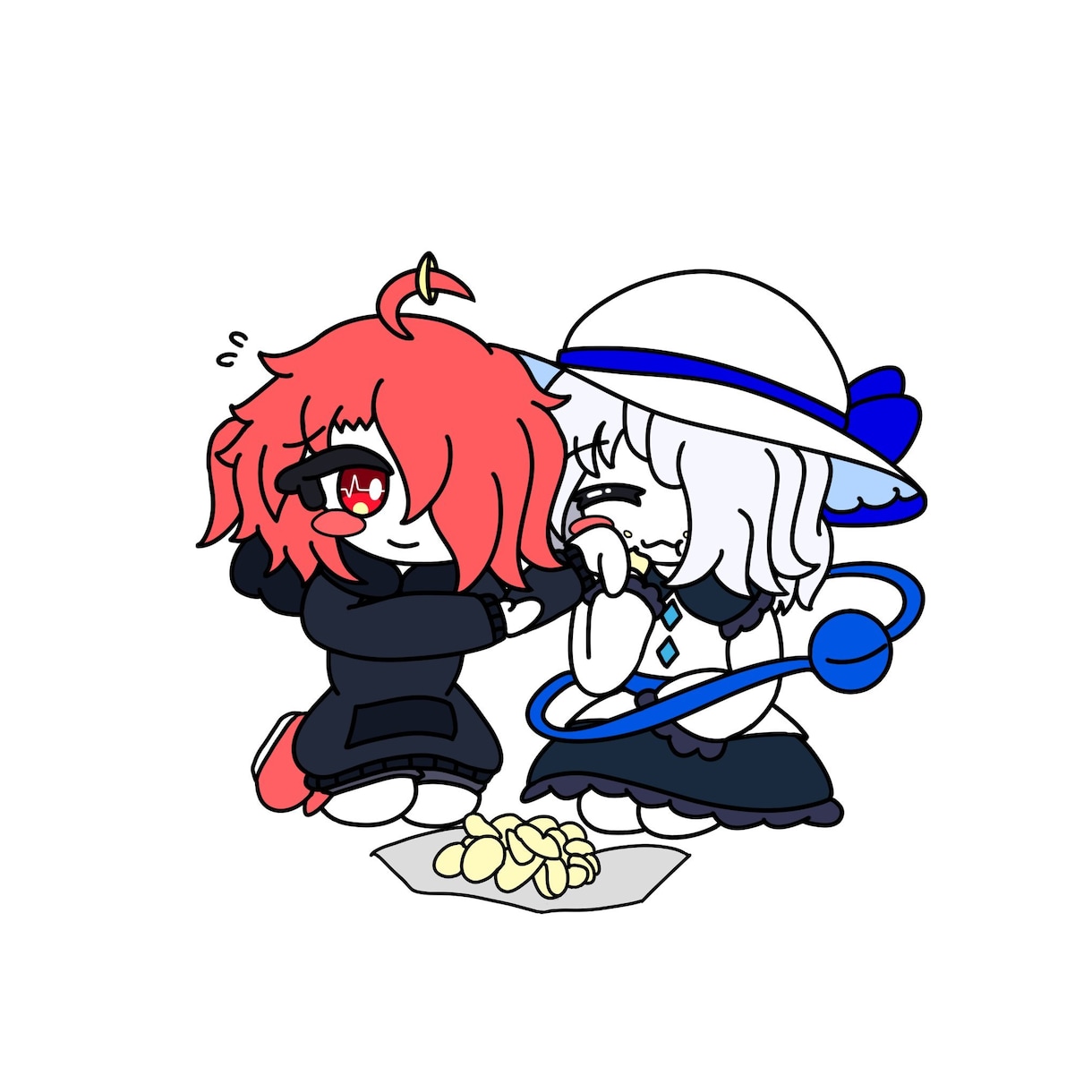 可愛いデフォルメイラストお描きします 配信者様やご家族などを可愛いデフォルメイラストに！ イメージ3