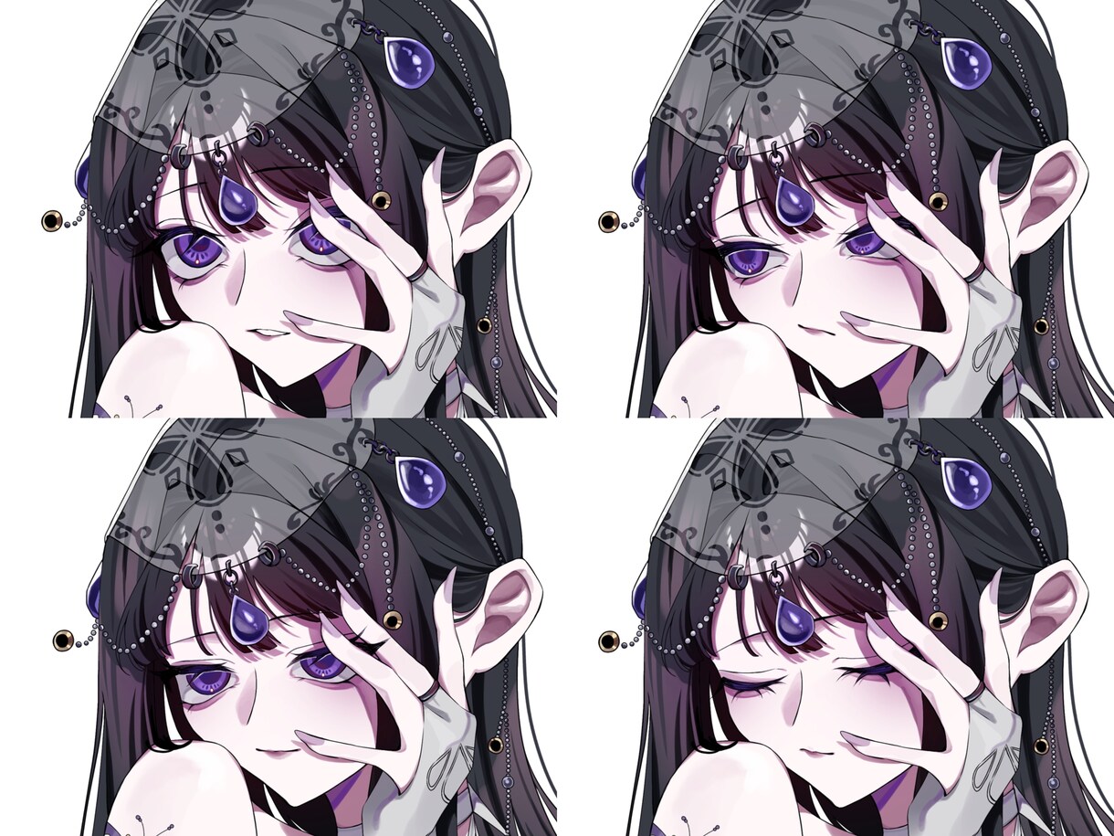 ダークな美しさで世界観あるイラストを制作いたします ダークファンタジー、サイコロジカルなどをお求めの方へ イメージ4