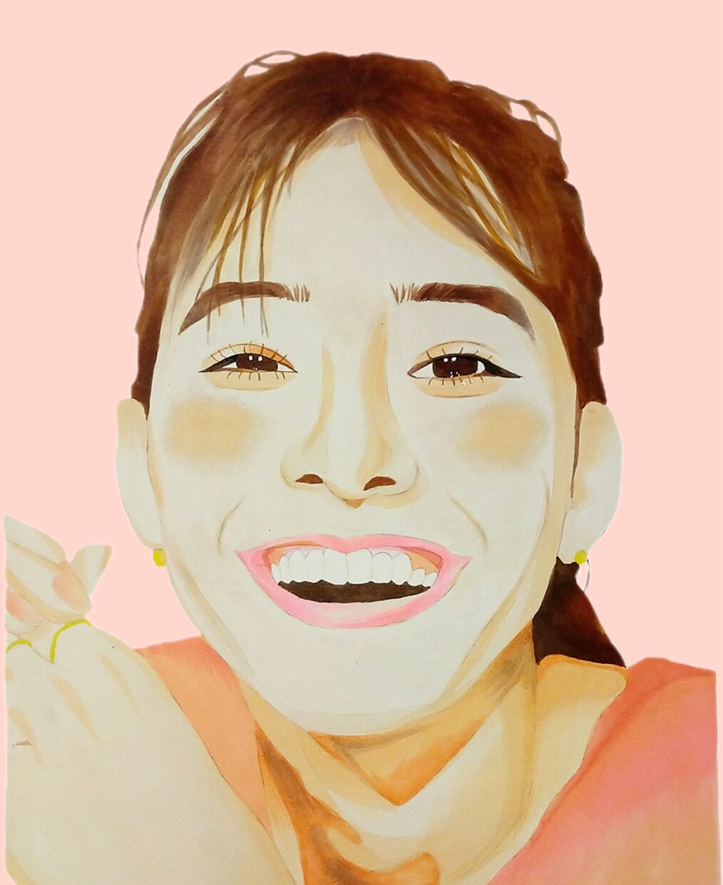 SNS用のアイコンに！手描き似顔絵お描きします ビジネスで使える！手描きで温かみのある癒しの絵を提供します！ イメージ2