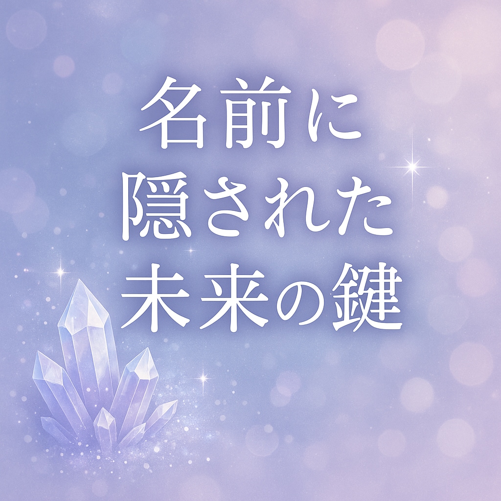 名前に宿る言霊をお伝えします あなたは自分の名前が‘‘好き‘‘ですか？ イメージ1