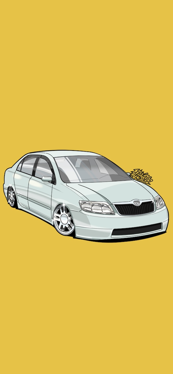 愛車のイラストを描かせていただきます 改造車などのイラストを描きます！ イメージ1