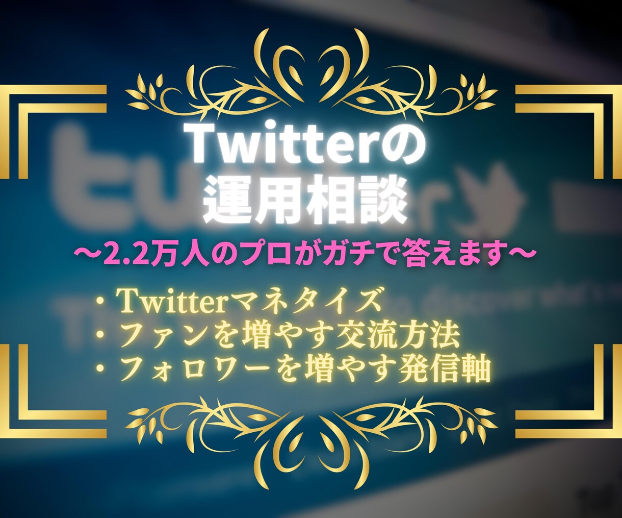 Twitter運用に関するお悩みを何でも聴きます 【アナタの強みを活かした最適なアカウント設計をアドバイス】 イメージ1