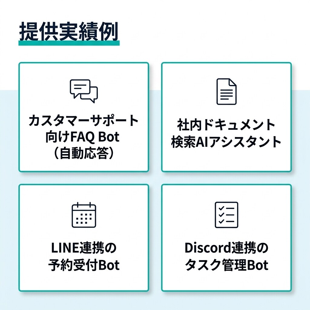AIチャットボットを開発します 業務特化型AIボットを開発・構築します イメージ4