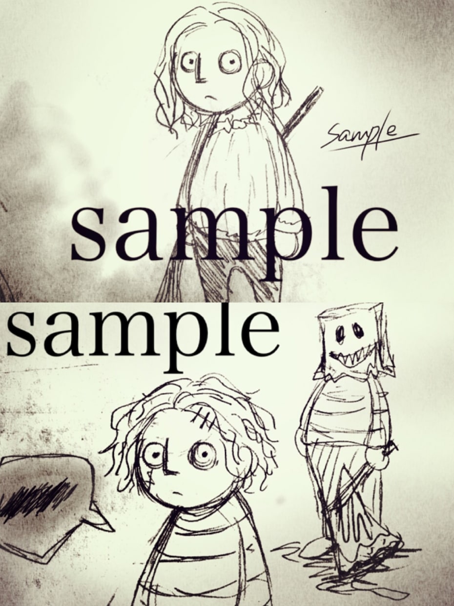 イラスト描きます ちょっとダークなかわいいキャラクターたちです イメージ3